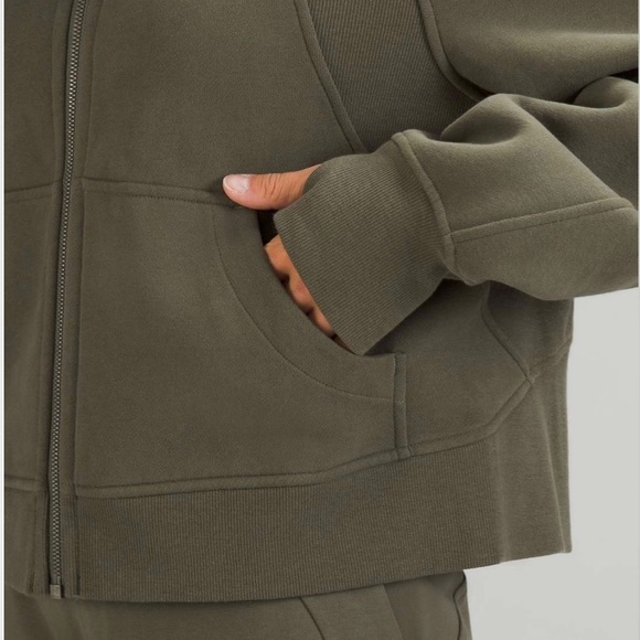 BNWT Lululemon scuba oversized full zip scuba hoodie XS/S Coban Brown - Picture 5 of 9